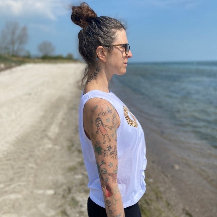 Tank Top OM (white/leo) loving soul
