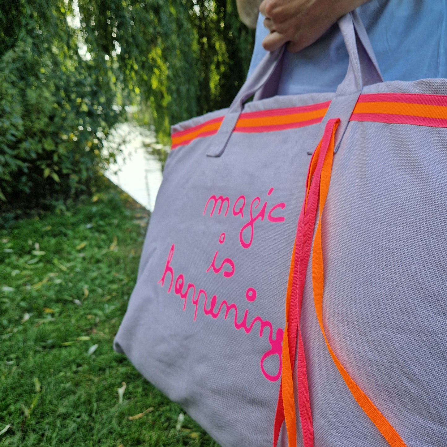Beach Bag (violett/pink/orange) lovingsoul