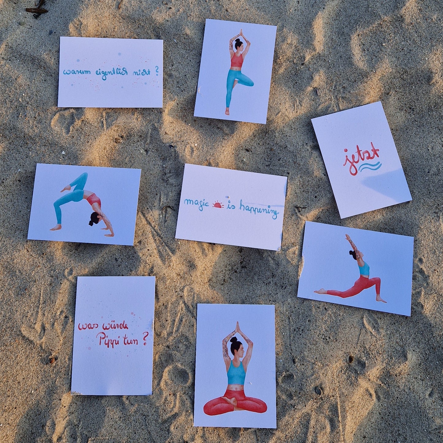 Postkarten Yoga & Sprüche lovingsoul