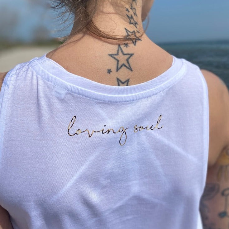 Tank Top OM (white/leo) loving soul