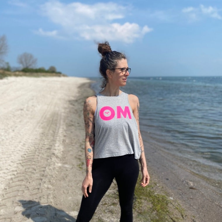 Tank Top OM (heather grey/pink) loving soul