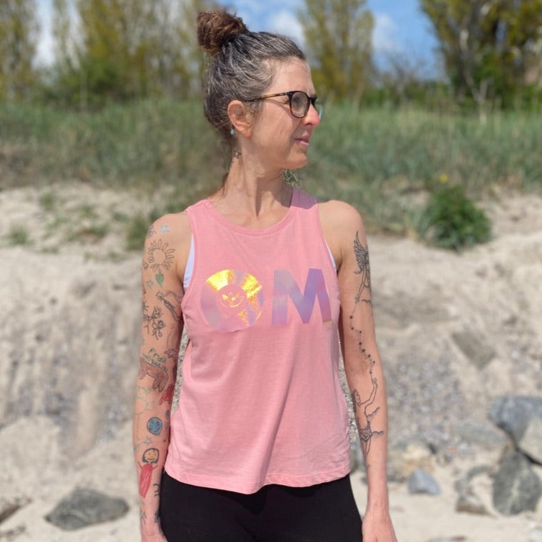 Tank Top OM (canyon pink/rainbow) loving soul