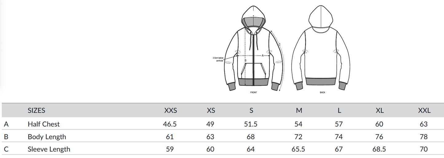 Zipper Hoodie WAVE/SURFBOARD (heather grey/neon orange) loving soul