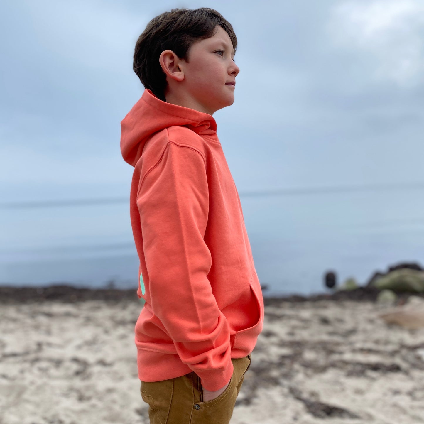 Kinder Kapuzenpullover Hoodie SUNSET (fiesta/mint) loving soul