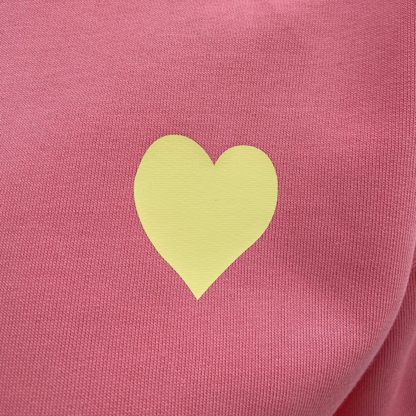 Sweatshirt HERZ (pink joy/pastell yellow) loving soul