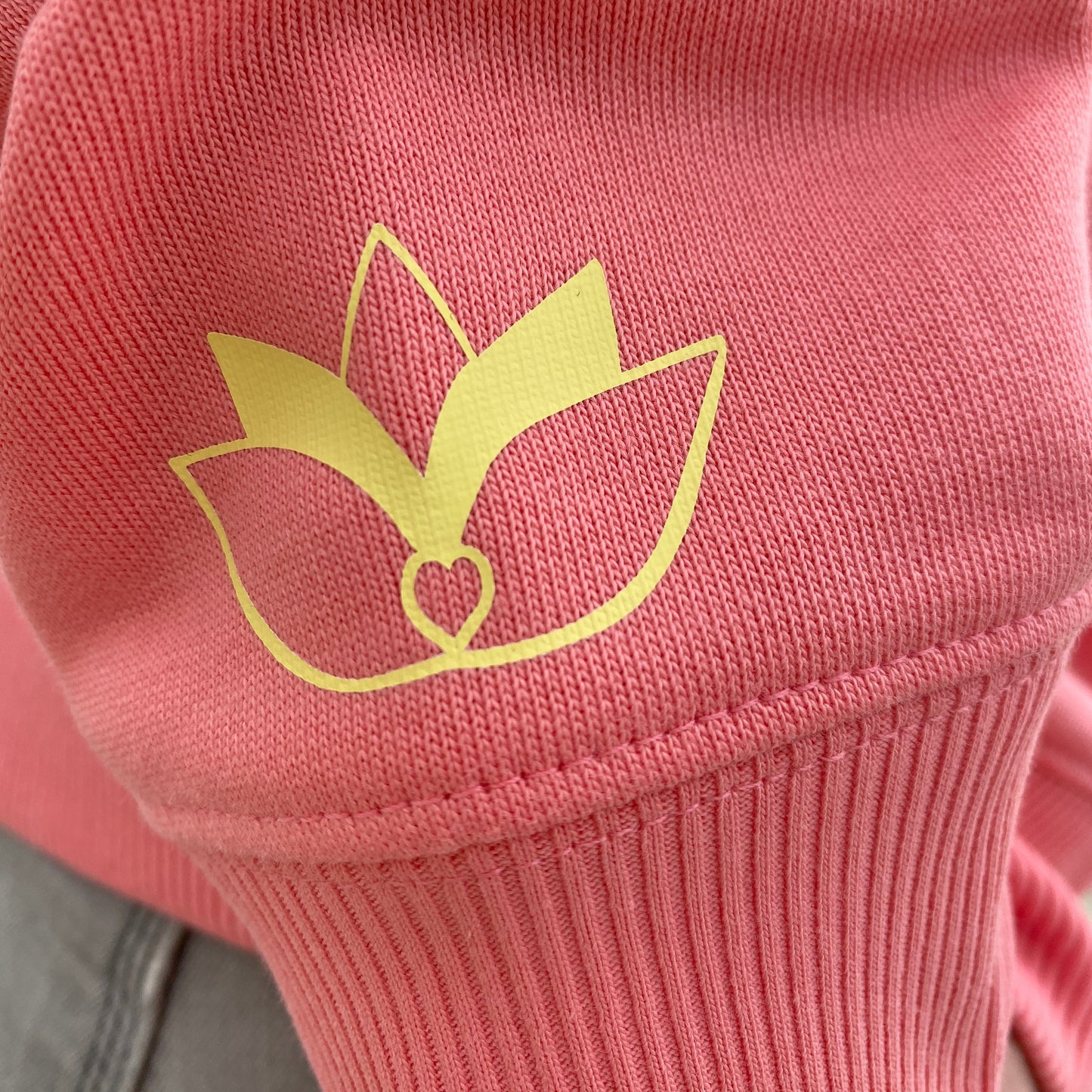 Sweatshirt HERZ (pink joy/pastell yellow) loving soul