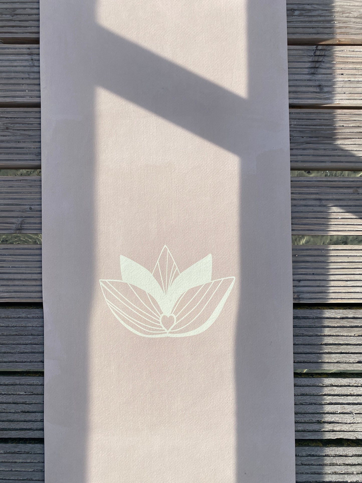 Yogamatte LOTUS (ostseesand/weiß) loving soul