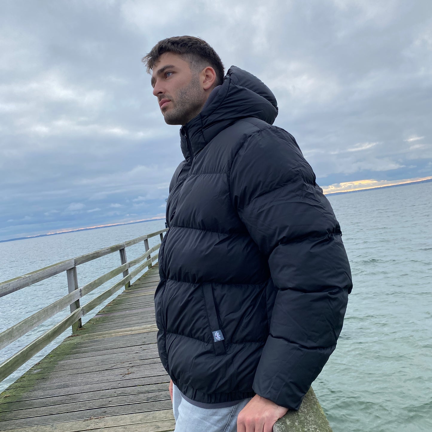 Steppjacke (black) loving soul