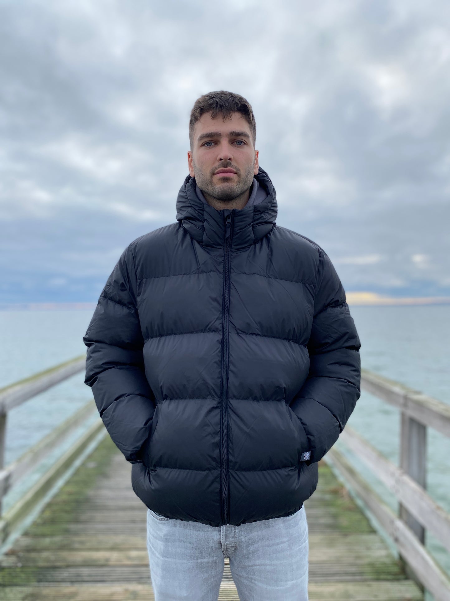 Steppjacke (black) loving soul