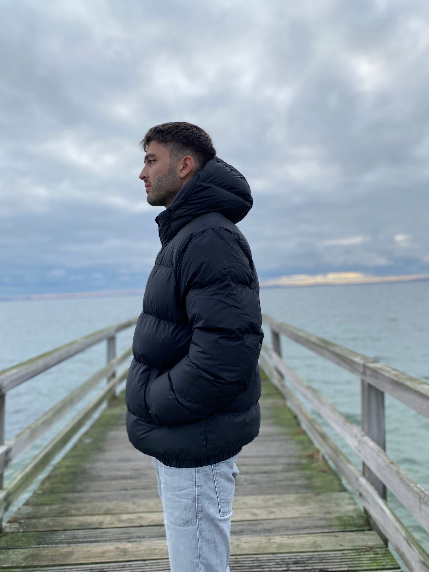 Steppjacke (black) loving soul