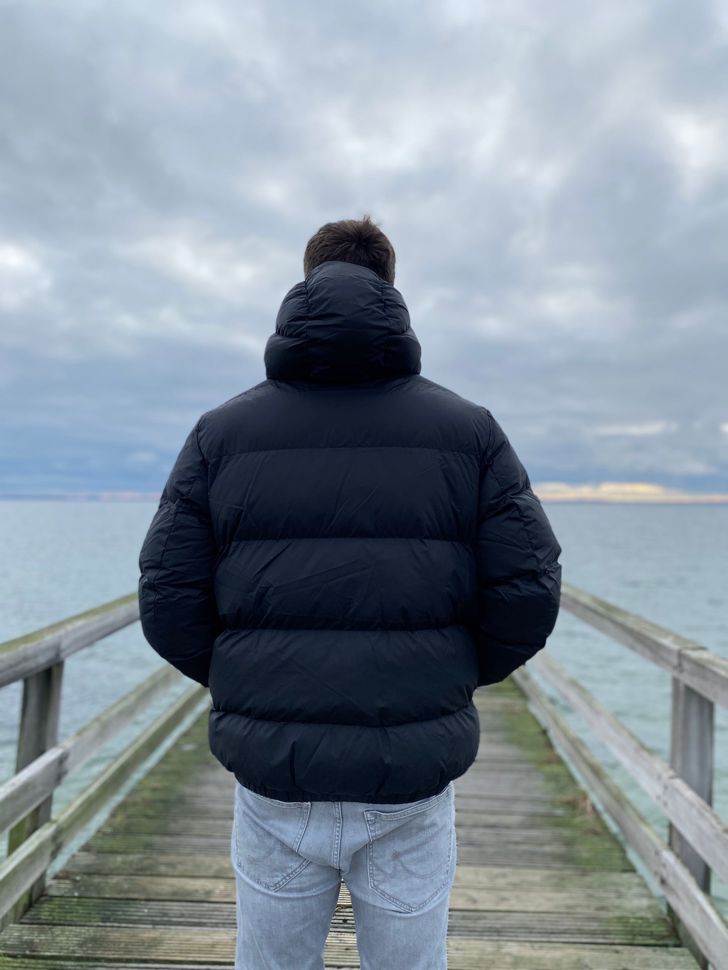 Steppjacke (black) loving soul