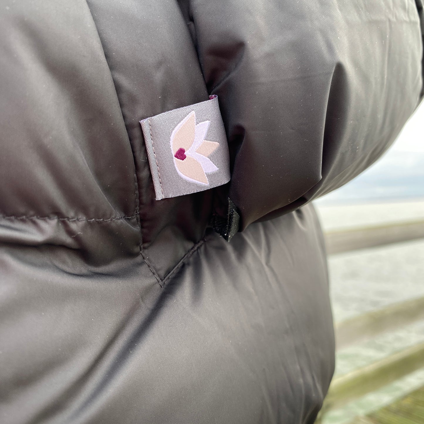 Steppjacke (black) loving soul
