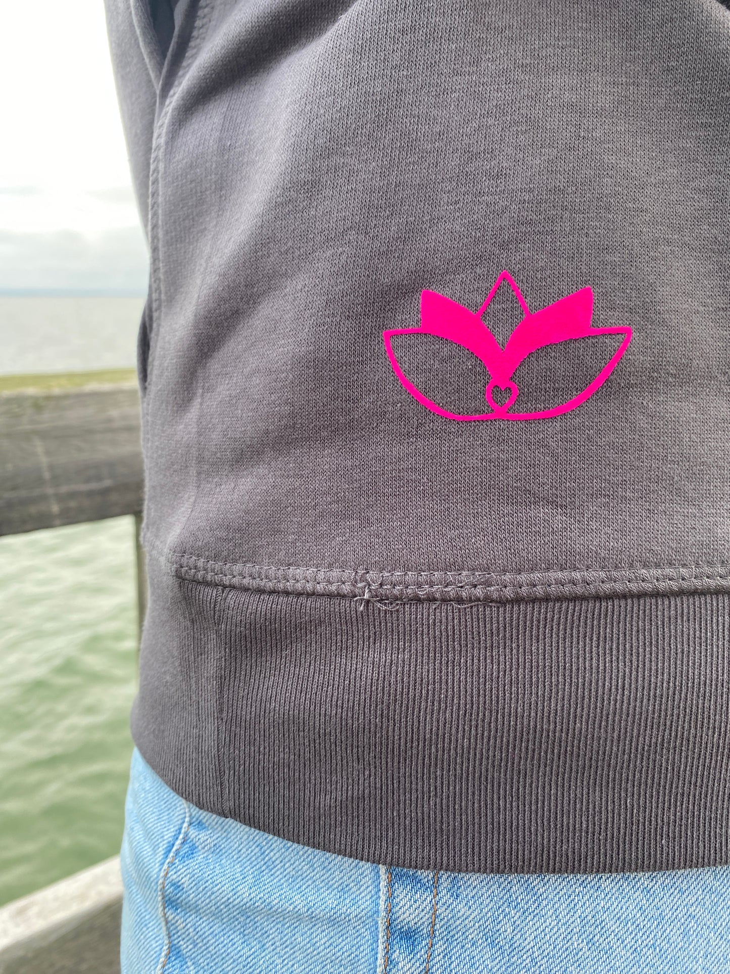 Kapuzenpullover Hoodie LOGO (anthrazit/pink) lovingsoul