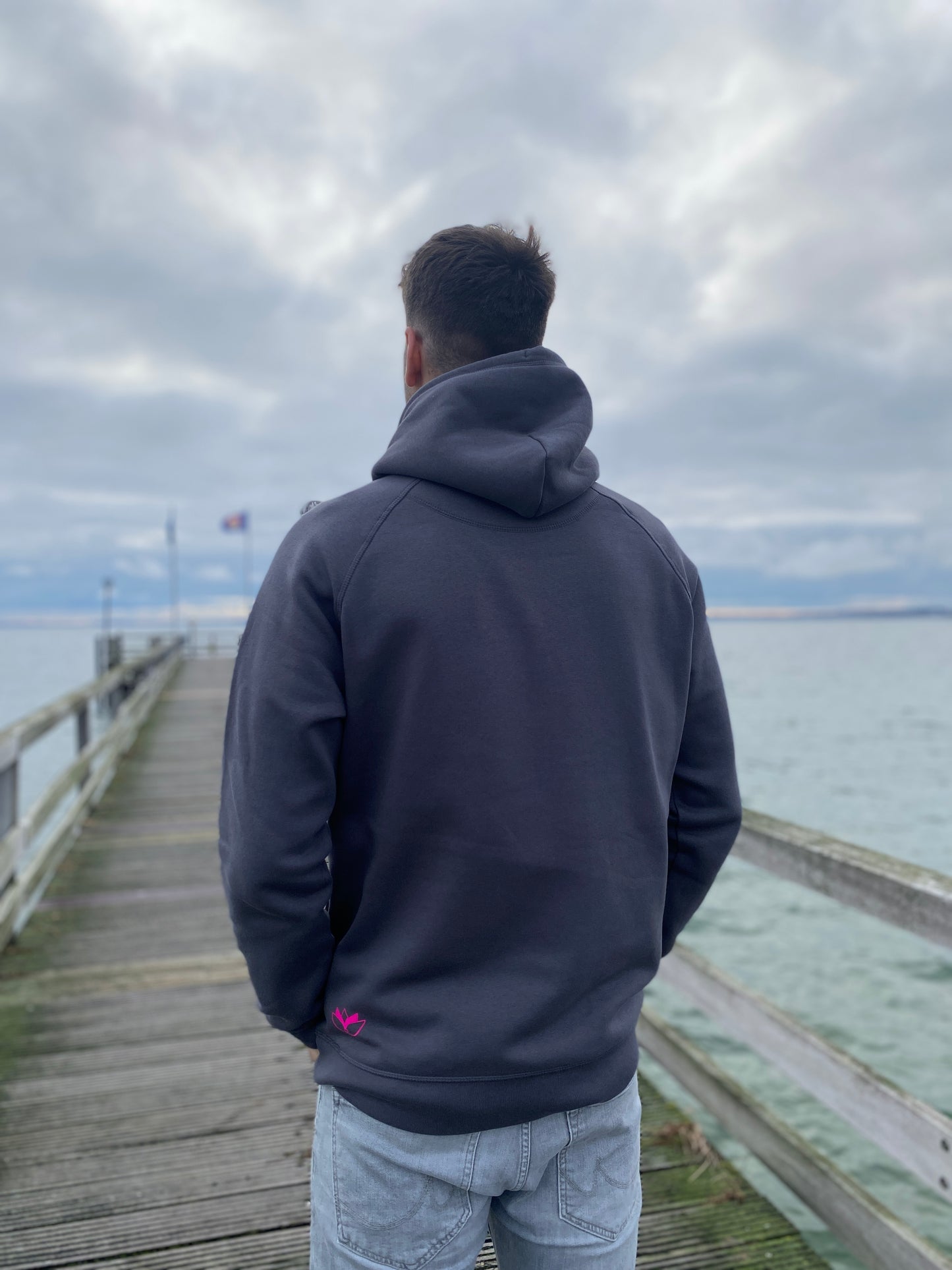 Kapuzenpullover Hoodie LOGO (anthrazit/pink) lovingsoul
