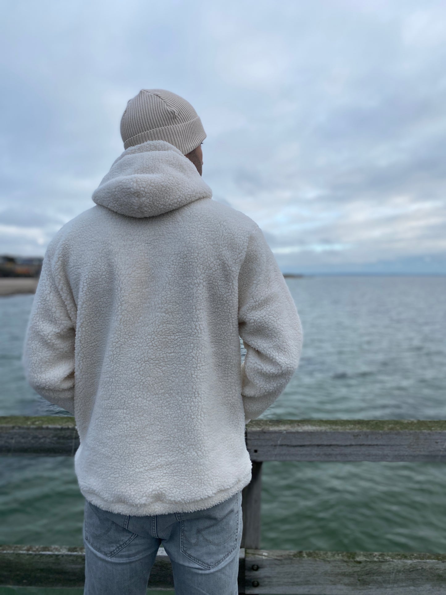 Kapuzenpullover Sherpa Hoodie (natural) loving soul