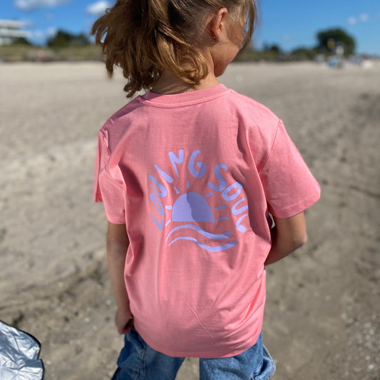 Kinder T-Shirt SUNSET (pink joy/violet) lovingsoul