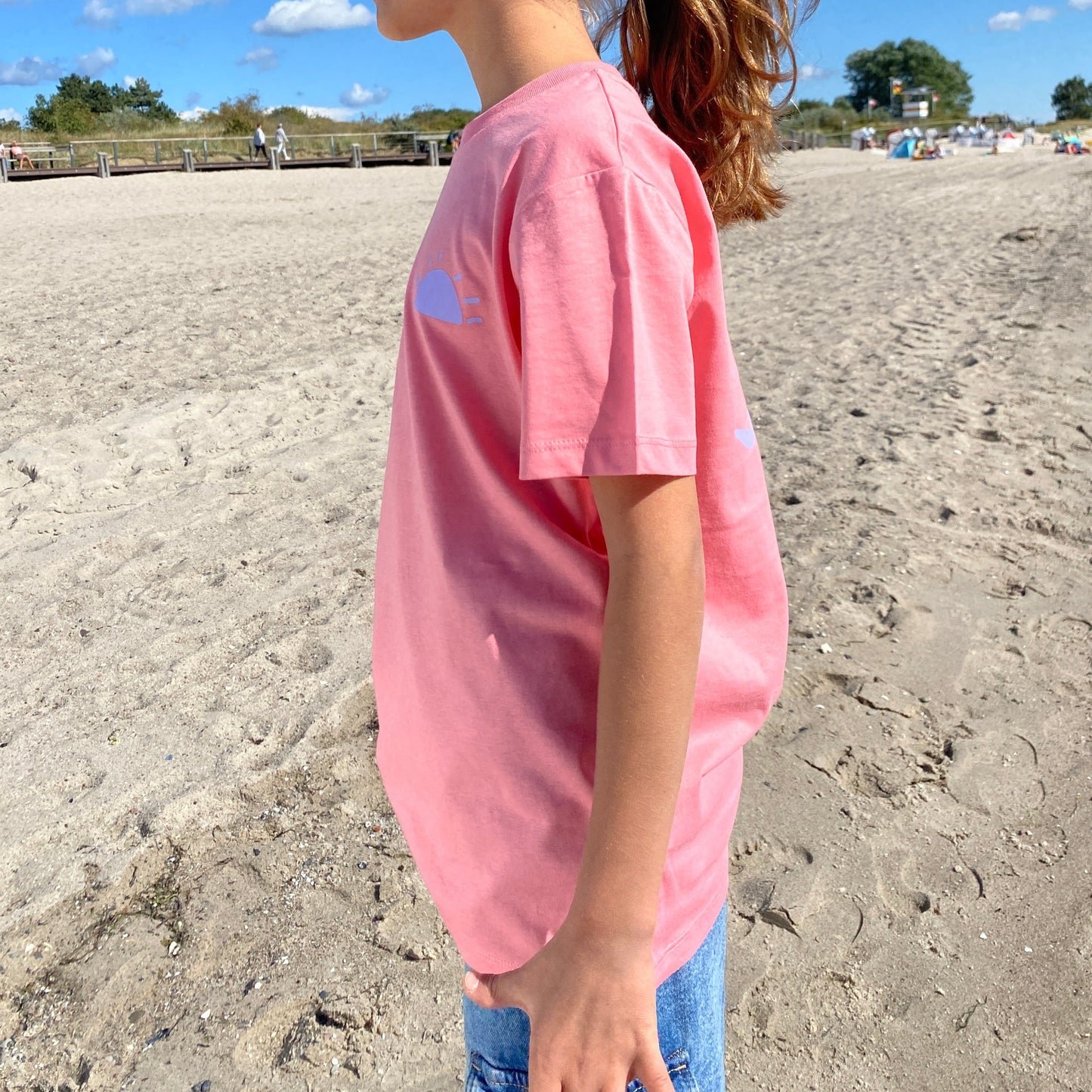 Kinder T-Shirt SUNSET (pink joy/violet) lovingsoul