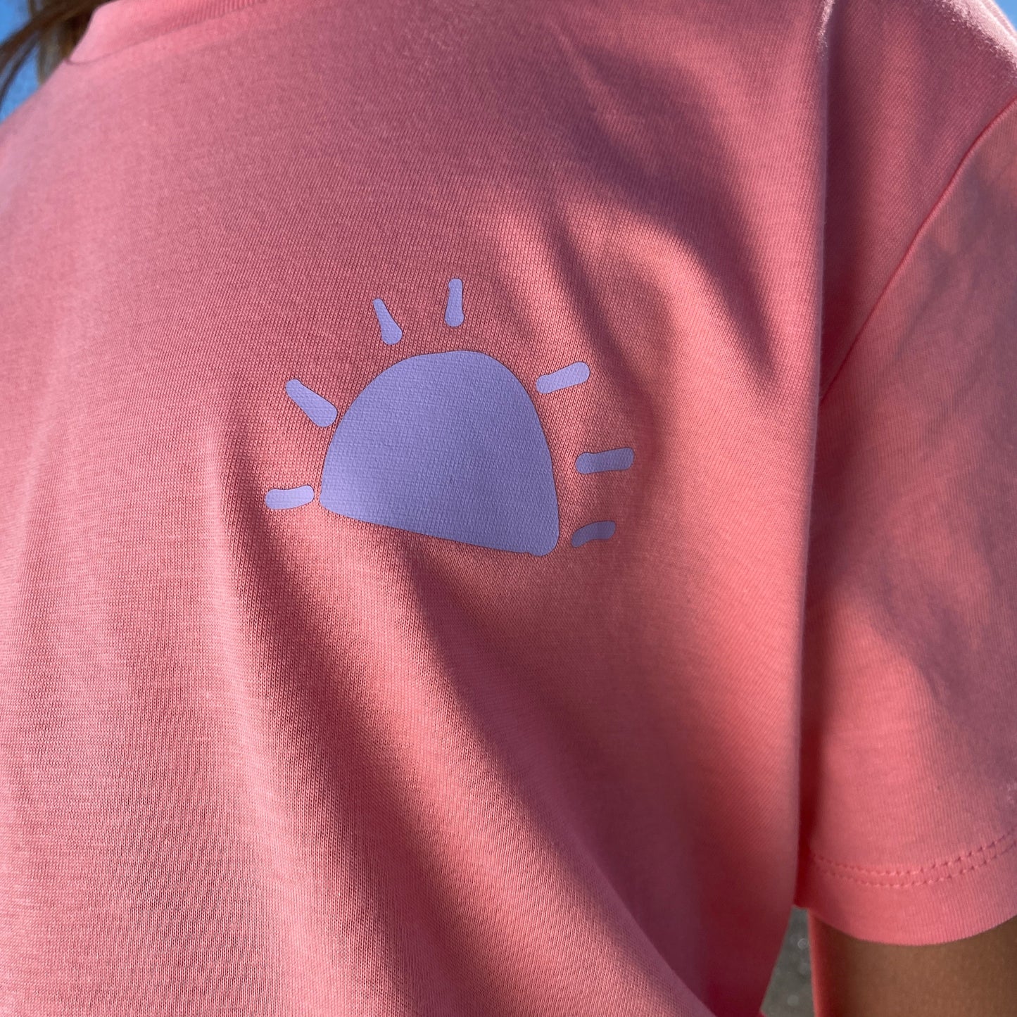 Kinder T-Shirt SUNSET (pink joy/violet) lovingsoul