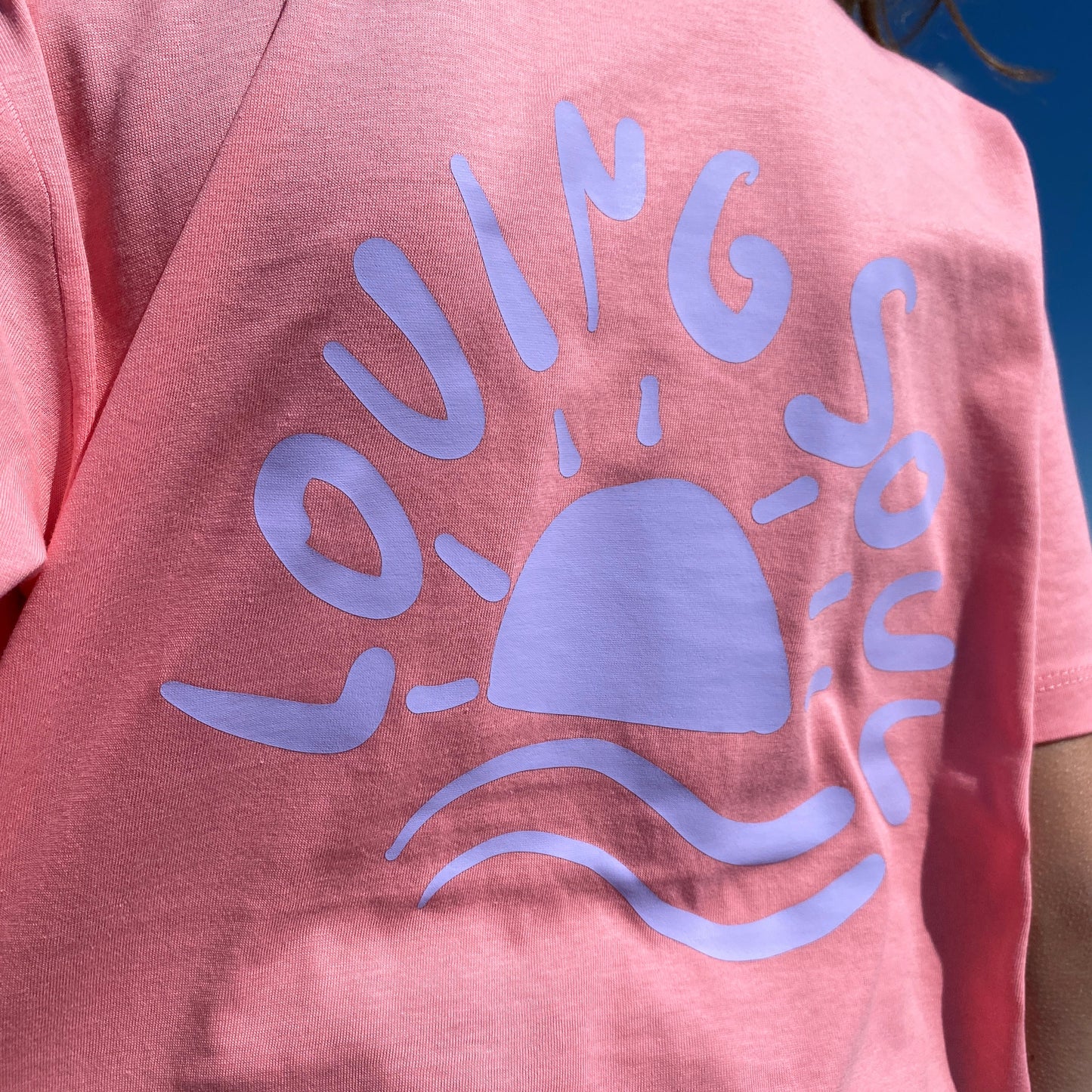 Kinder T-Shirt SUNSET (pink joy/violet) lovingsoul