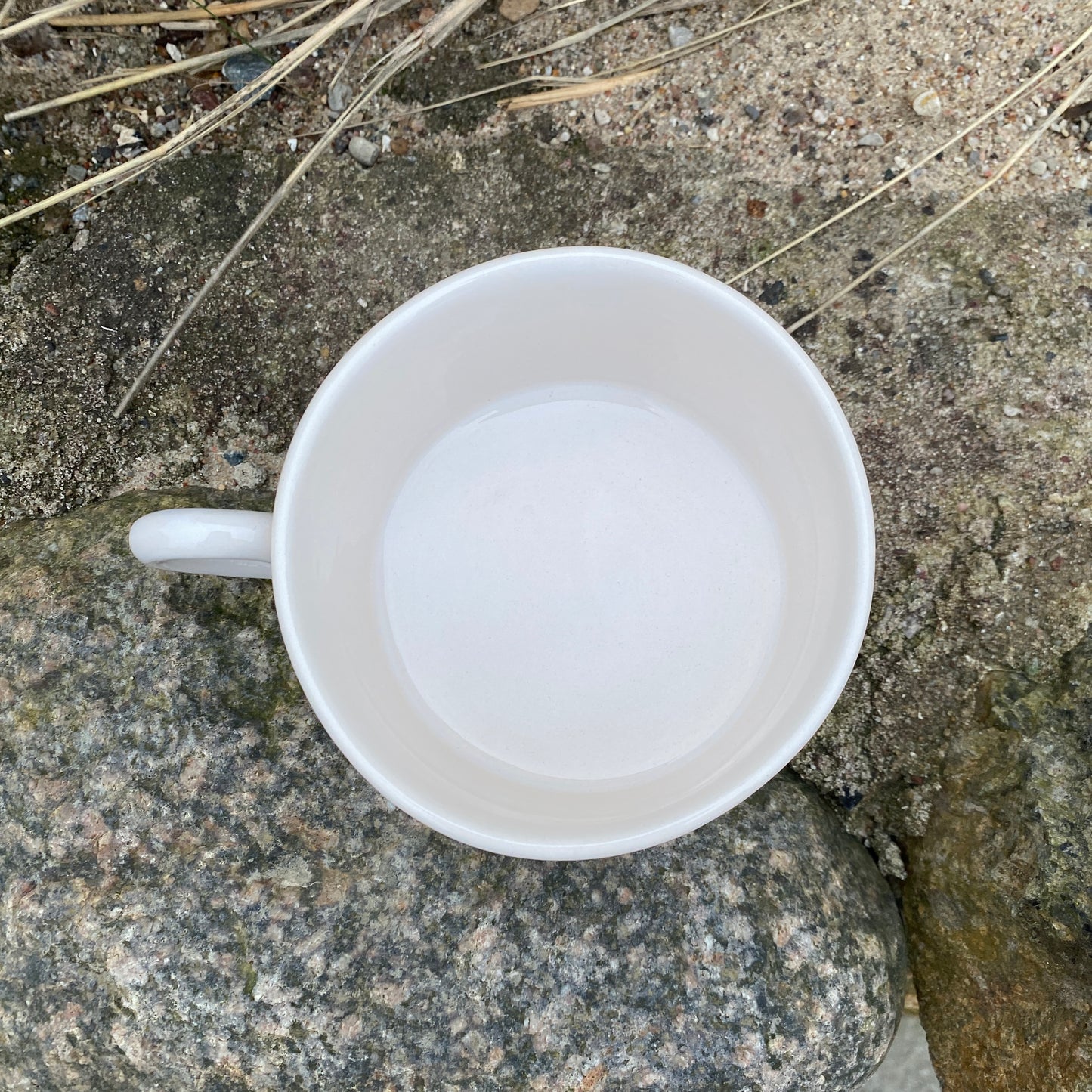 Keramik Tasse LOTUS (weiß) lovingsoul