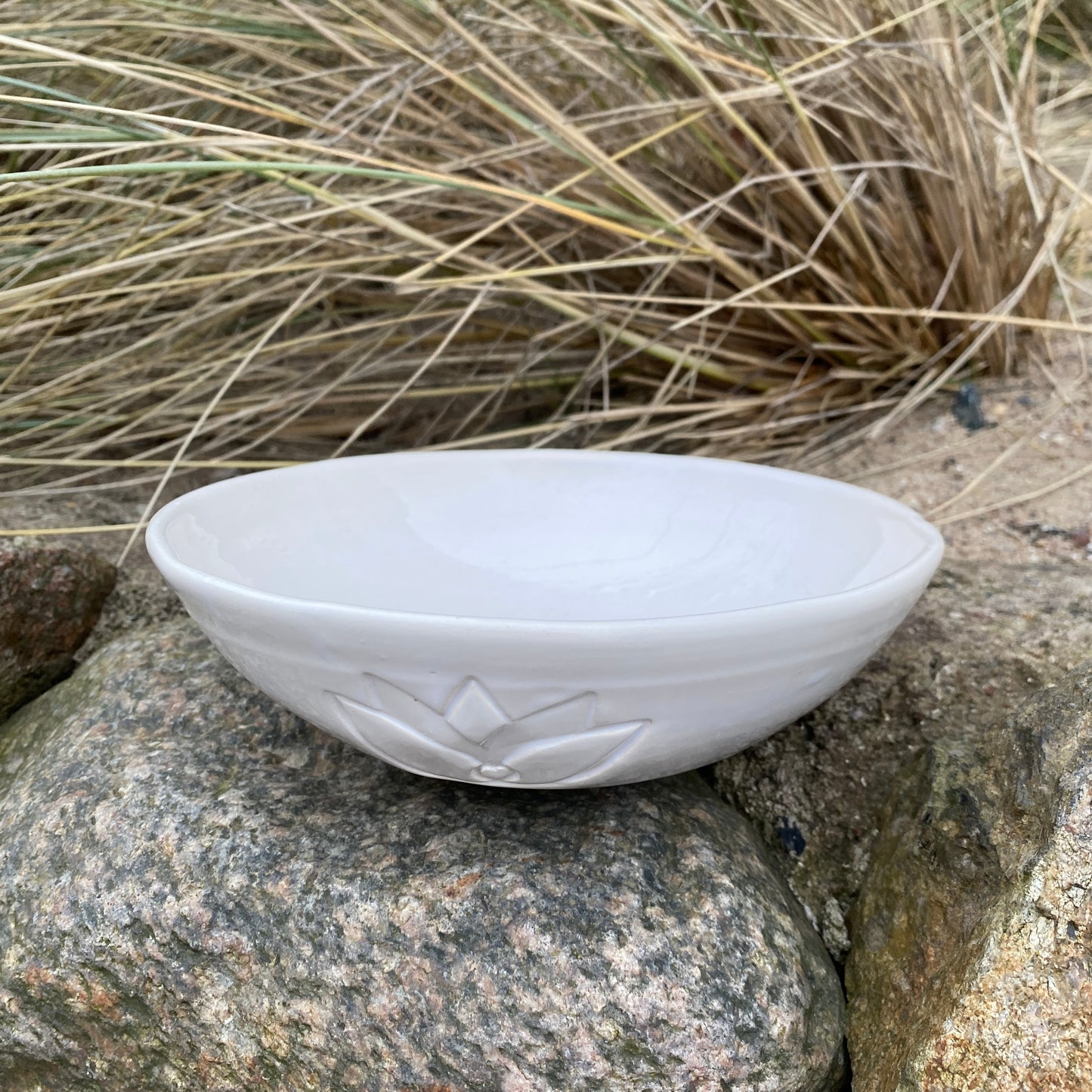 Keramik Bowl LOTUS (weiß) lovingsoul