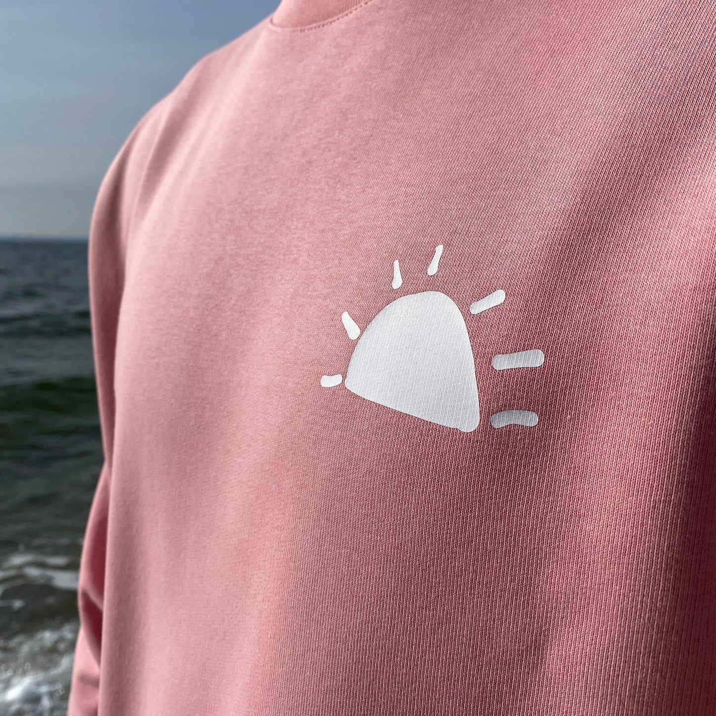 Sweatshirt SUNSET (canyon pink/white) loving soul