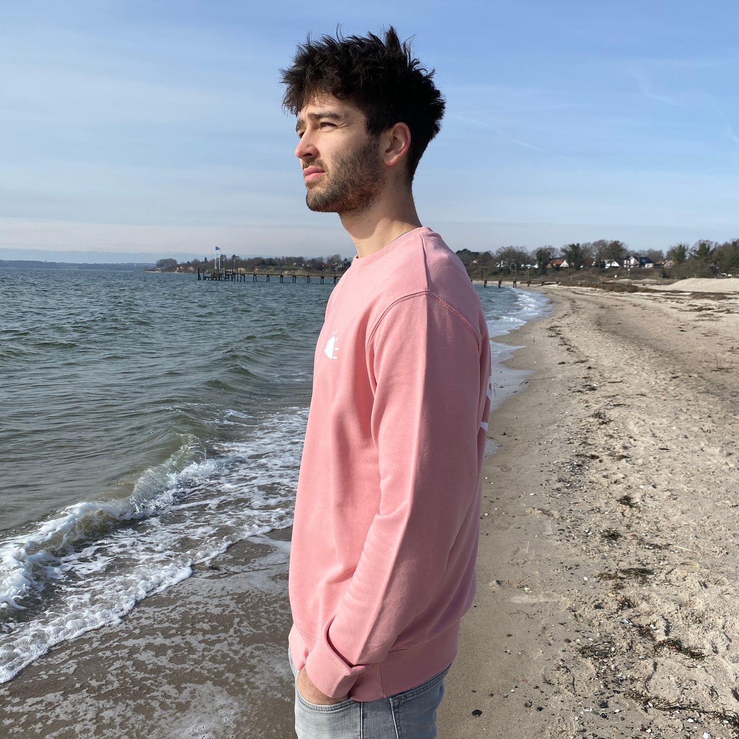 Sweatshirt SUNSET (canyon pink/white) loving soul