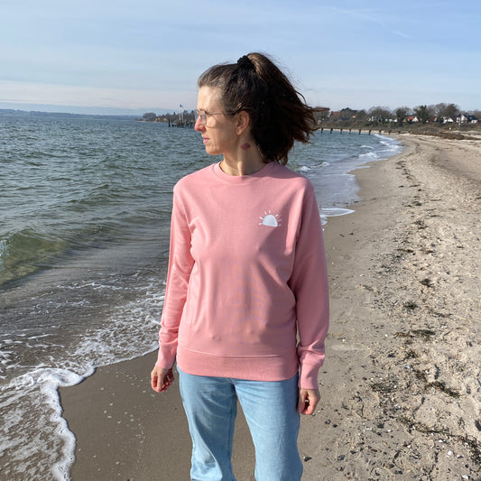 Sweatshirt SUNSET (canyon pink/white) loving soul