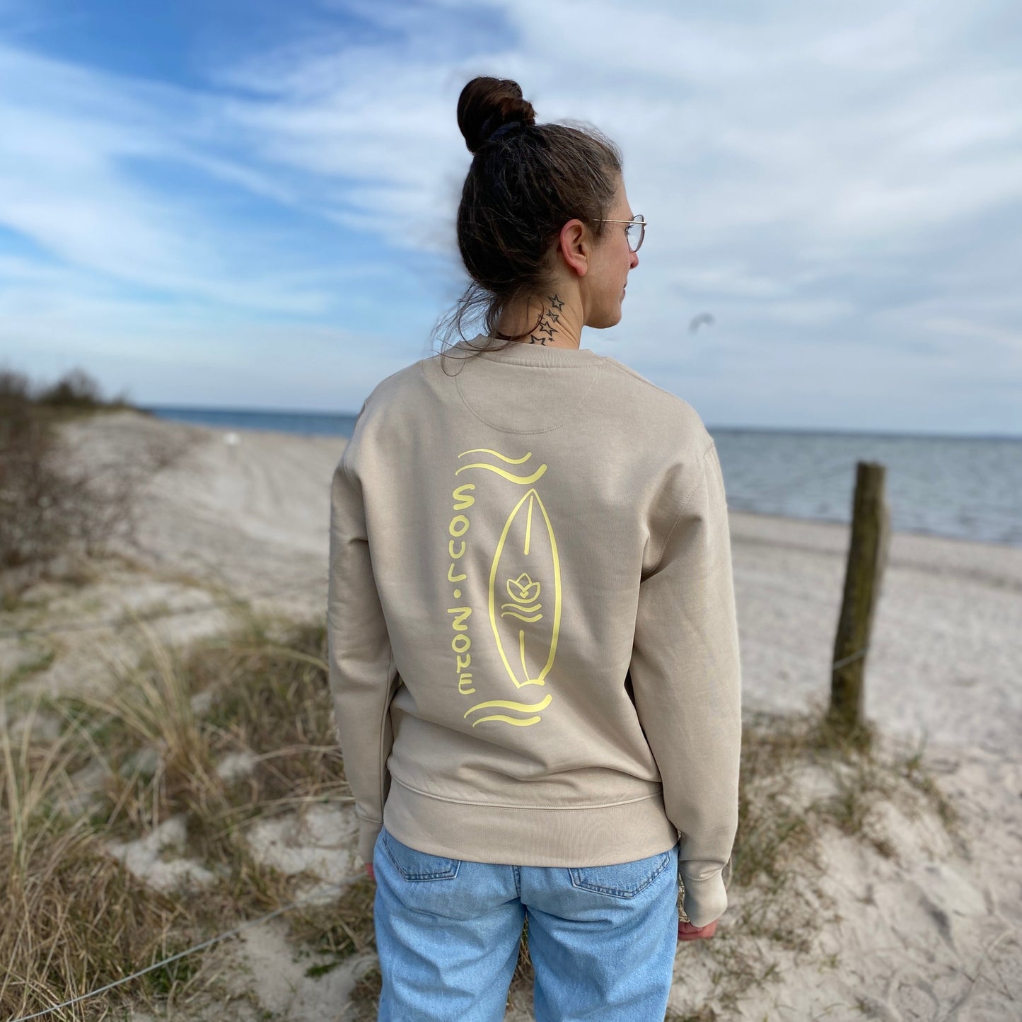 Sweatshirt SOULBOARD (desert dust/pastel yellow) loving soul