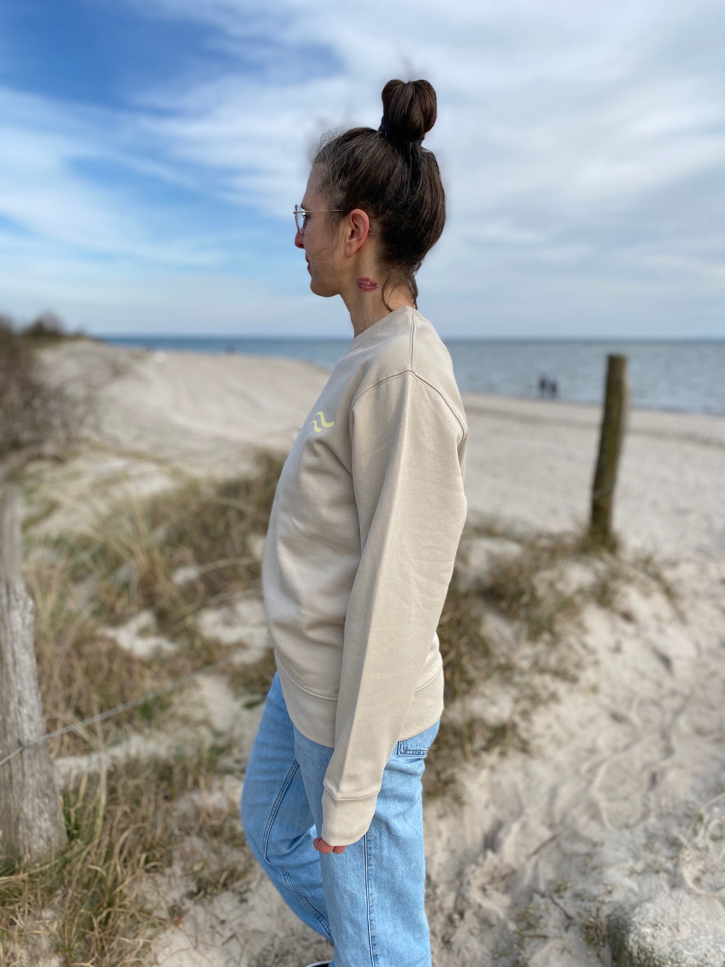 Sweatshirt SOULBOARD (desert dust/pastel yellow) loving soul