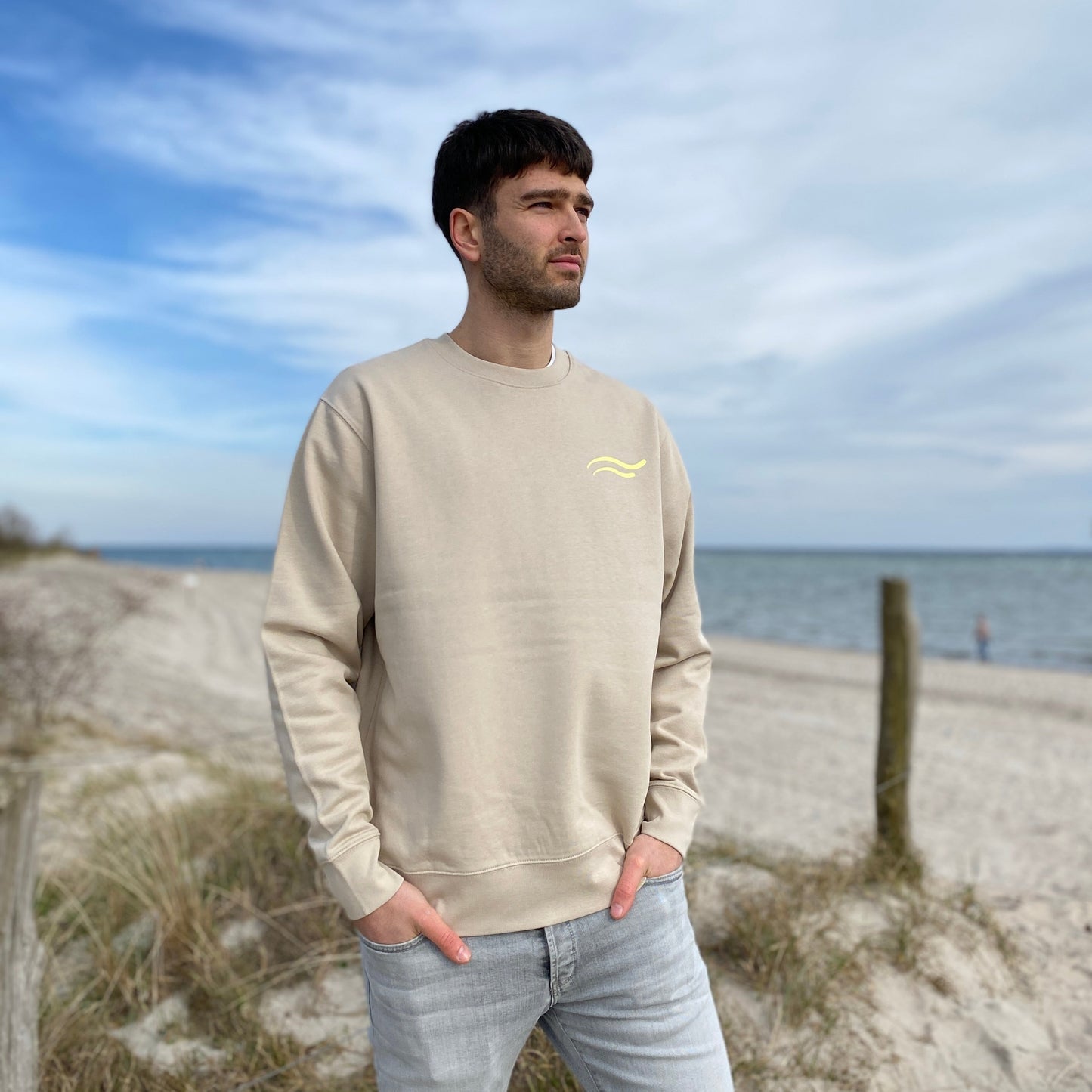 Sweatshirt SOULBOARD (desert dust/pastel yellow) loving soul