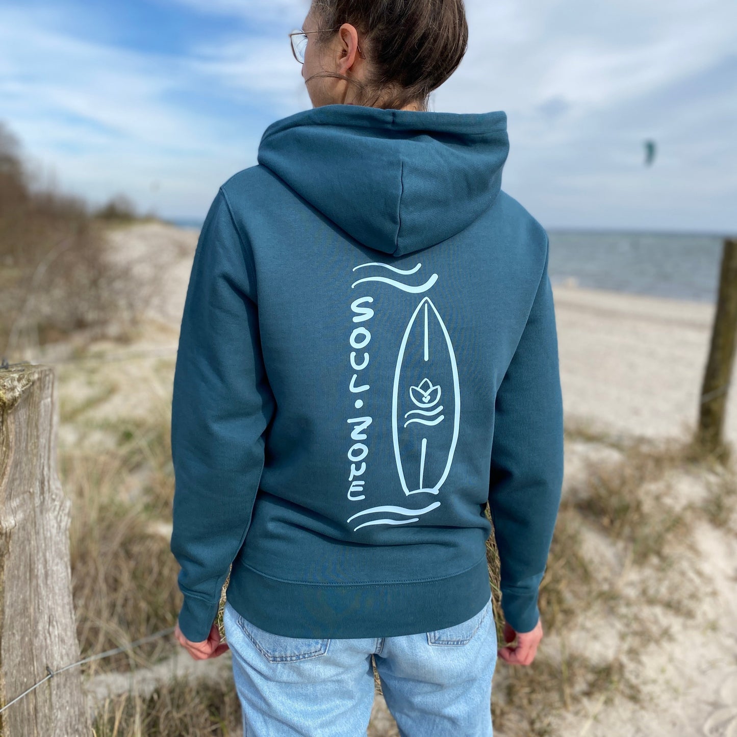 Kapuzenpullover Hoodie SOULBOARD (stargazer/ice blue) loving soul