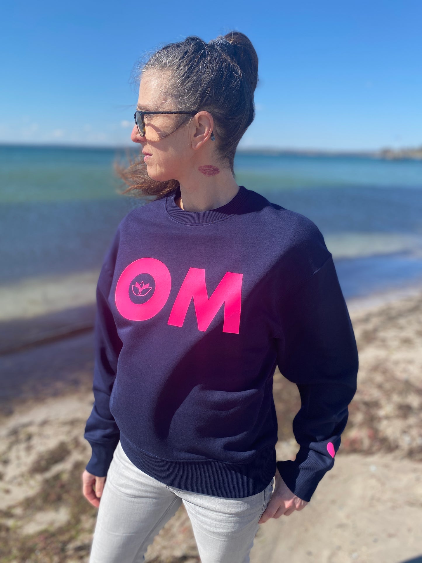 Sweatshirt OM (french navy/pink) loving soul