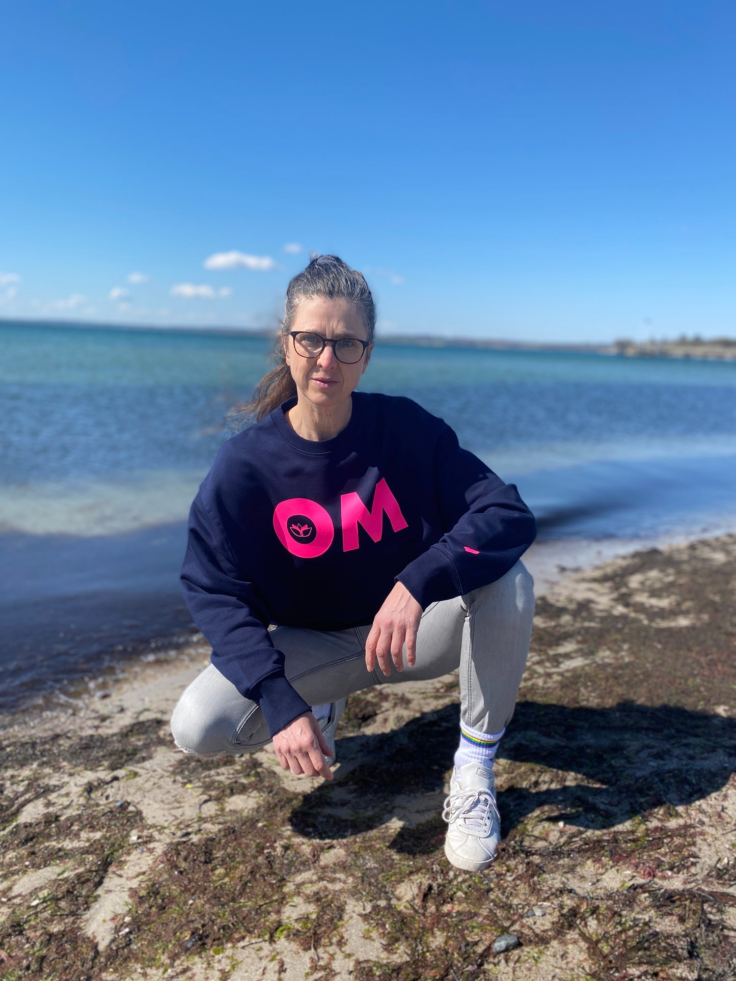 Sweatshirt OM (french navy/pink) loving soul
