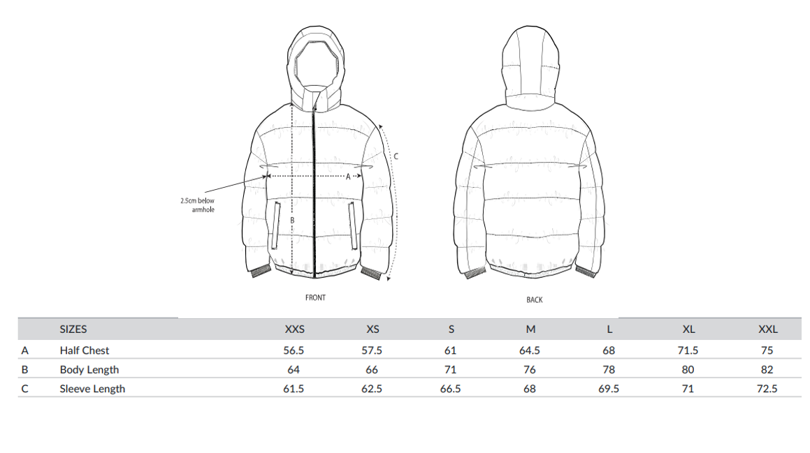 Steppjacke (black) loving soul