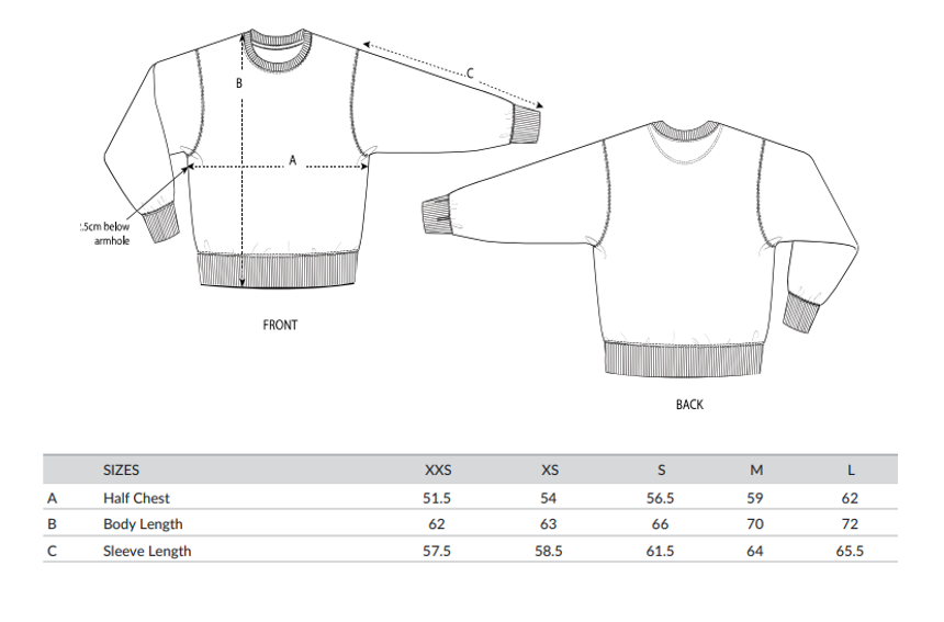 Sweatshirt OM (worker blue/orange) loving soul