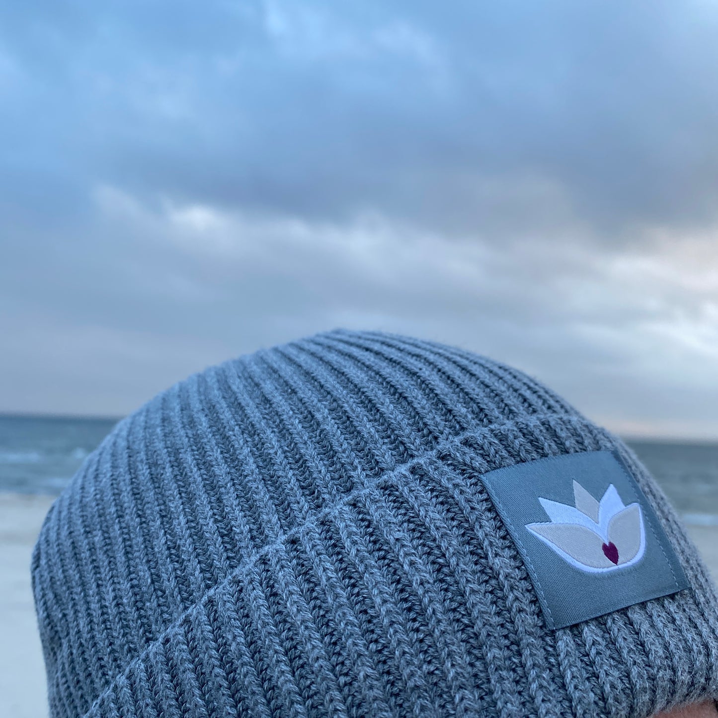 Mütze Beanie Fisherman (mid heather grey) loving soul