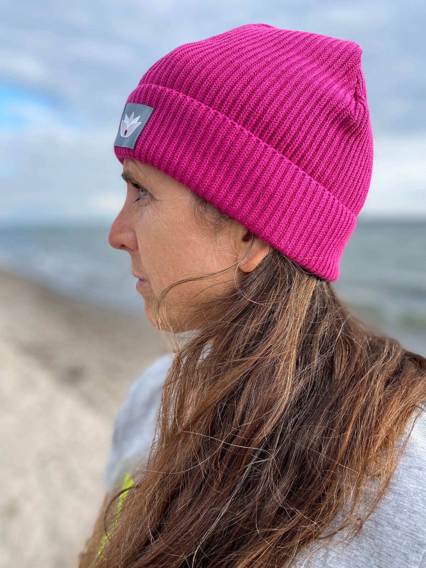 loving soul Fisherman Beanie (orchid flower)