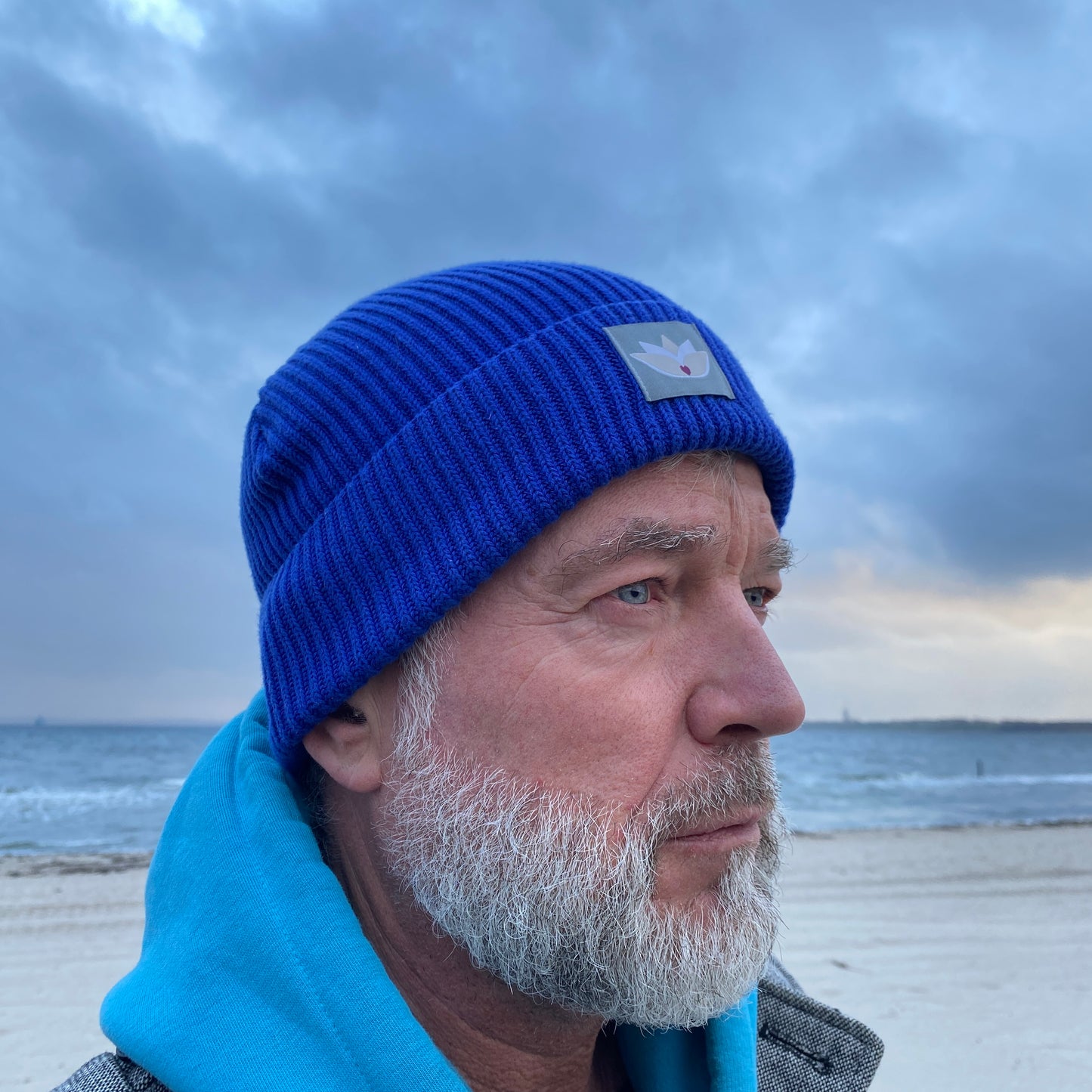 loving soul Fisherman Beanie (worker blue)