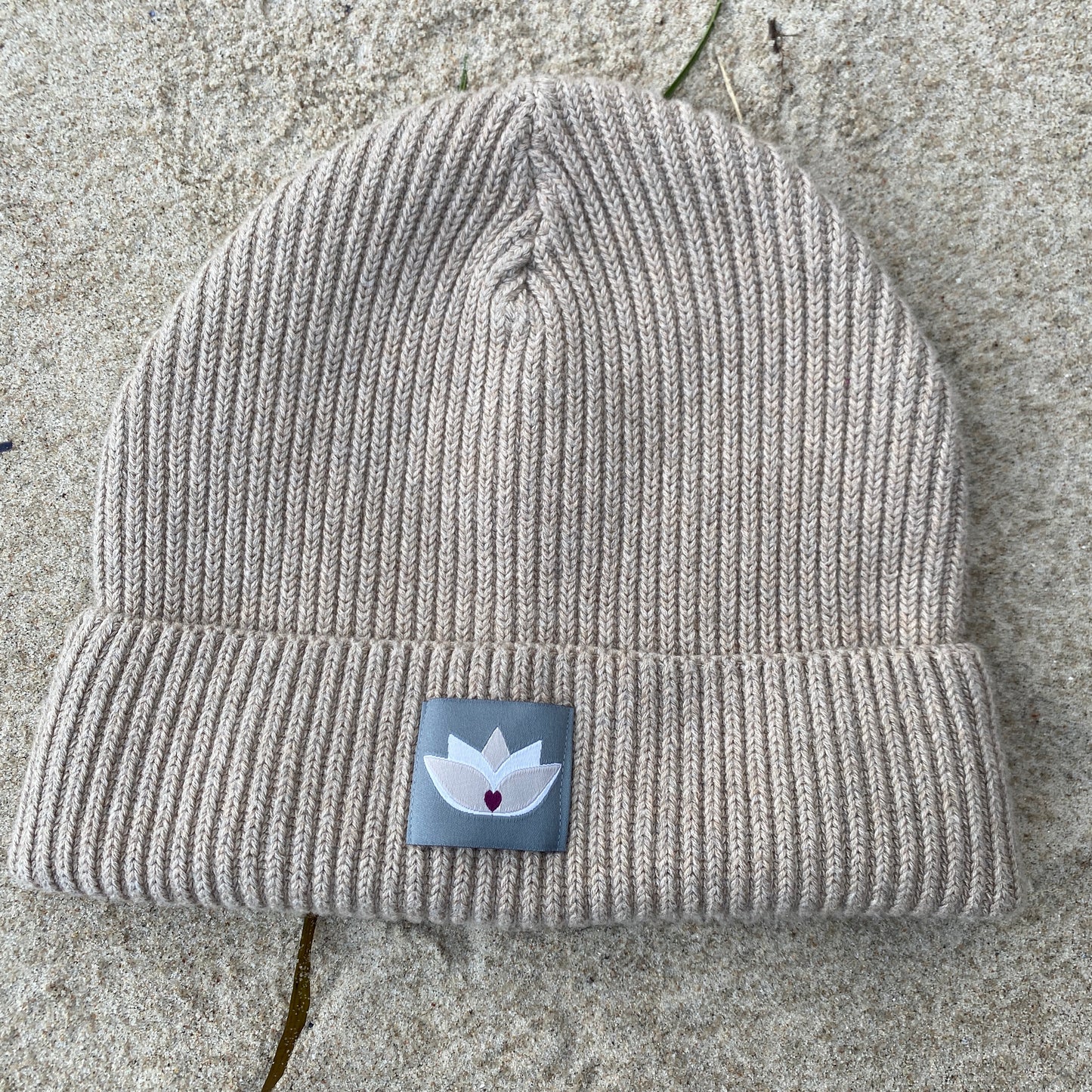 loving soul Fisherman Beanie (heather sand)