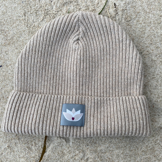 loving soul Fisherman Beanie (heather sand)