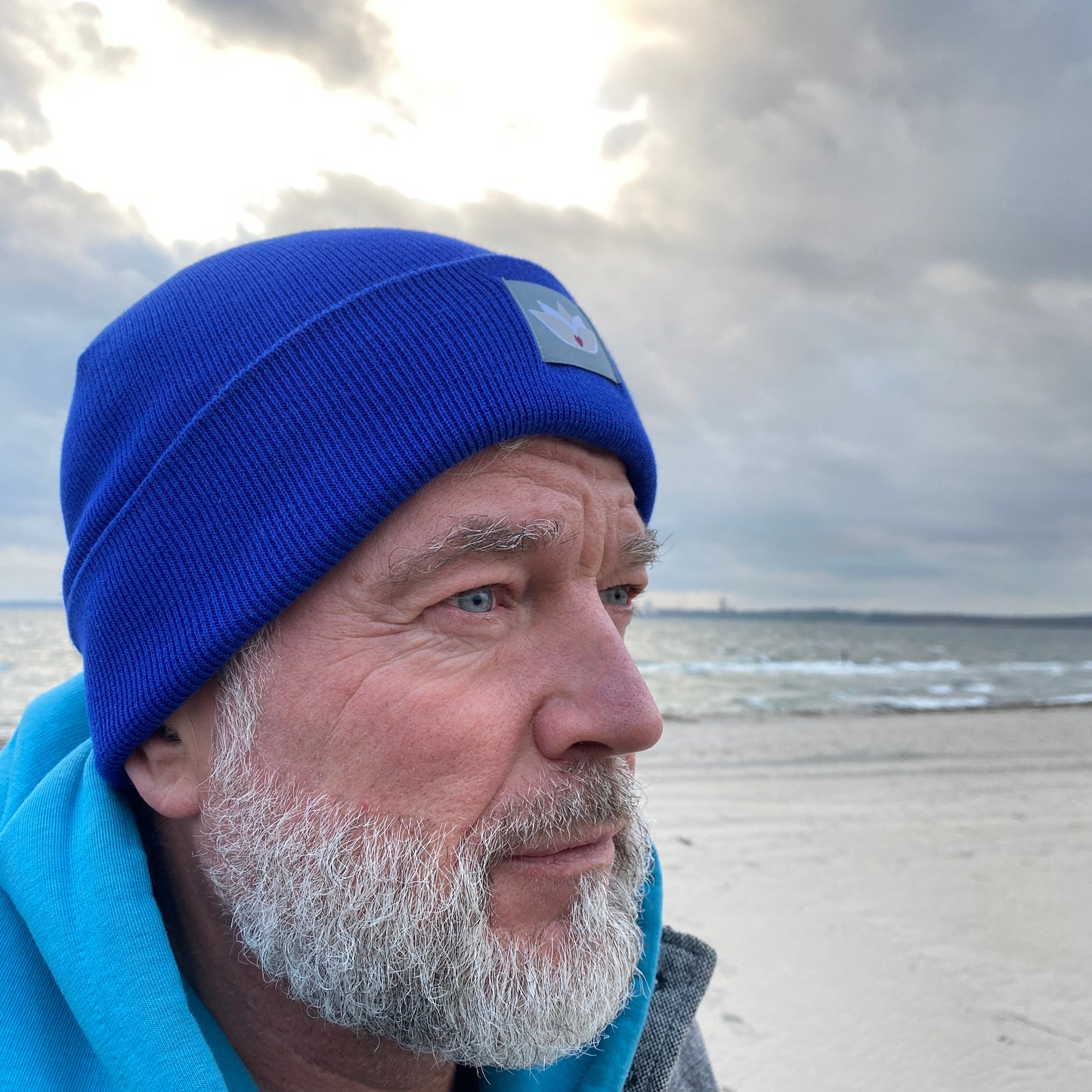 Mütze Beanie Rib (worker blue) loving soul