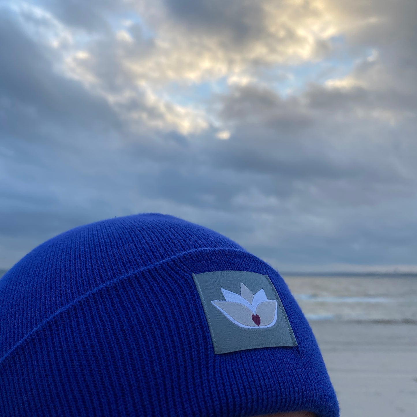 Mütze Beanie Rib (worker blue) loving soul