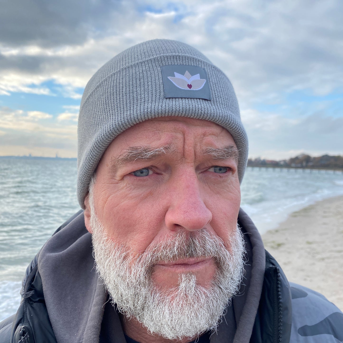 Mütze Beanie Rib (heather grey) loving soul