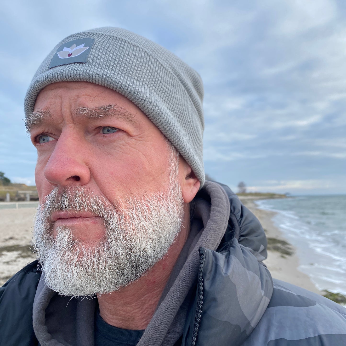 Mütze Beanie Rib (heather grey) loving soul
