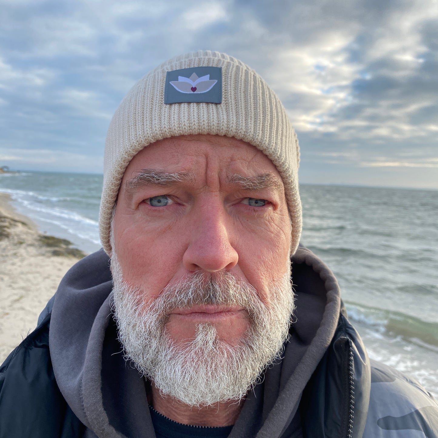 loving soul Fisherman Beanie (natural)
