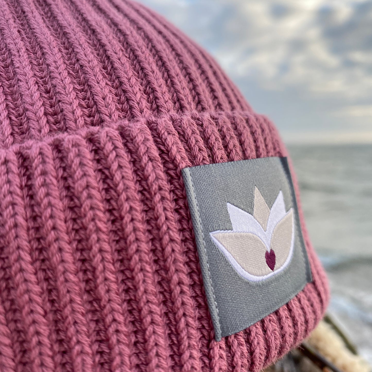 Mütze Beanie Fisherman (hibiscus rose) loving soul