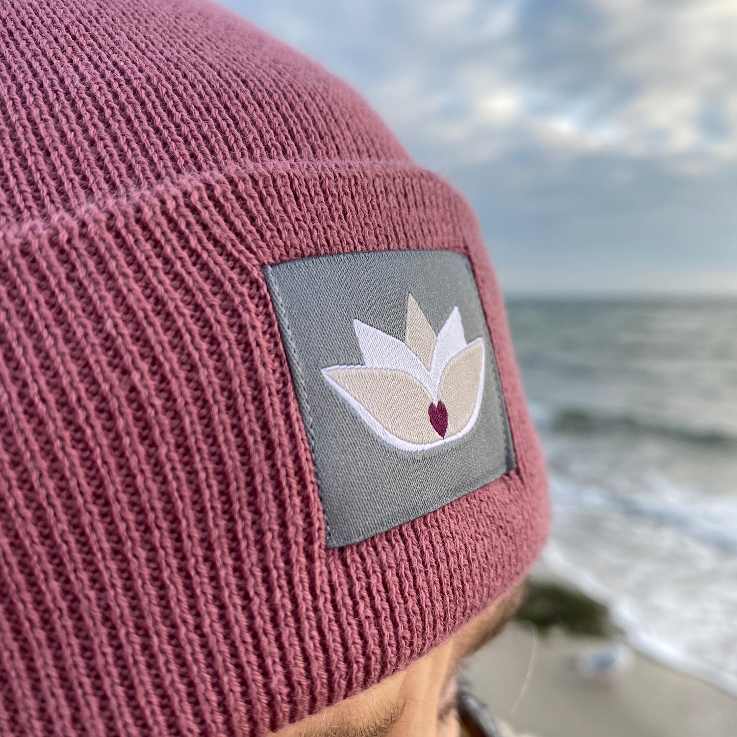 Mütze Beanie Rib (hibiscus rose) loving soul