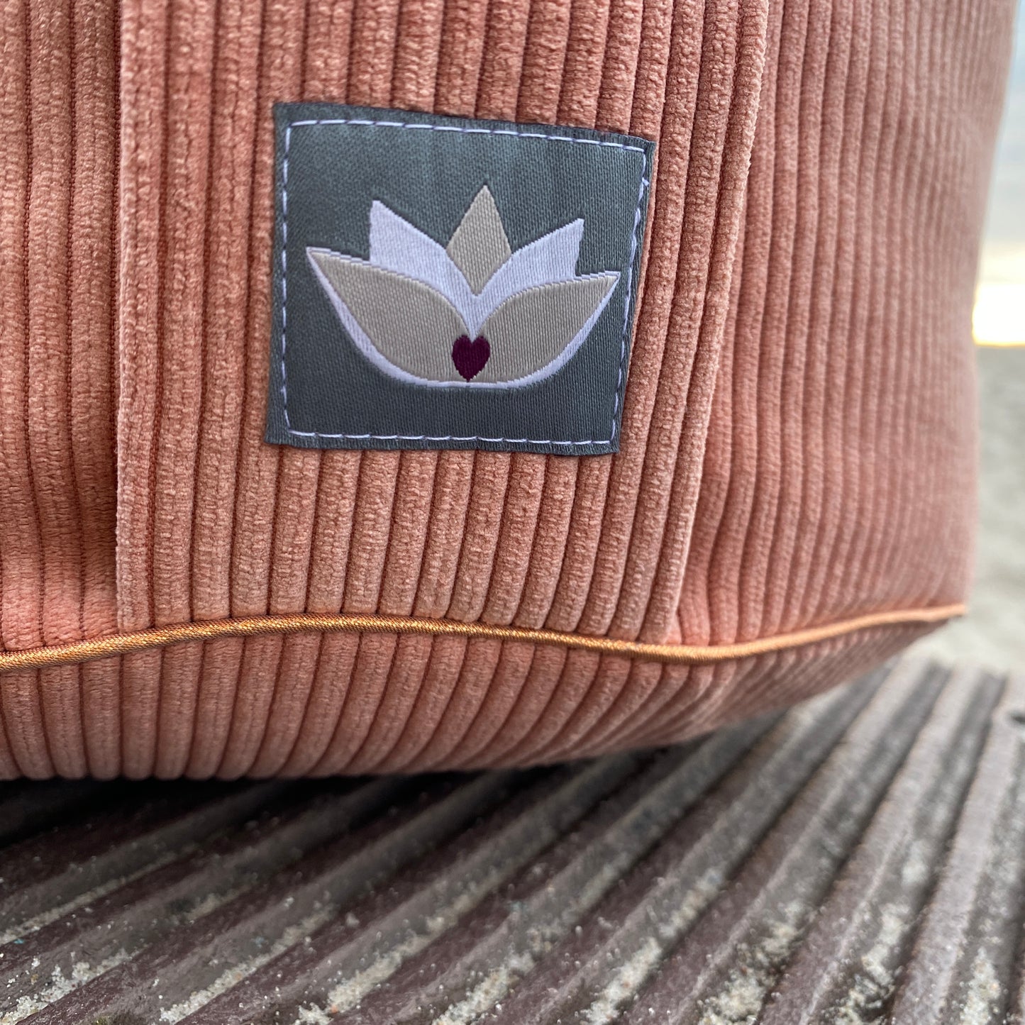 Yogakissen Kord (rosa) loving soul