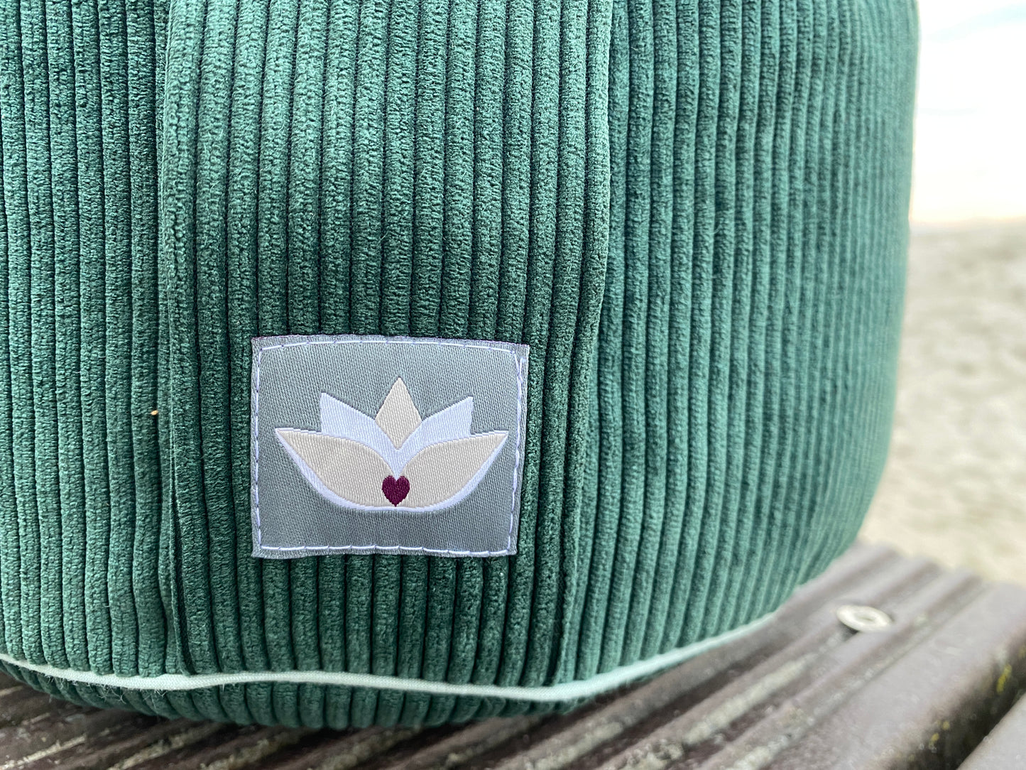 Yogakissen Kord (petrol) loving soul